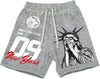 Street Hip-Hop Printed Shorts