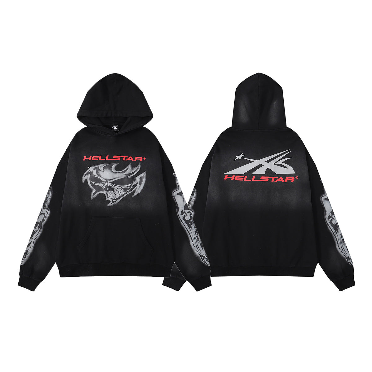 Retro Cotton Hoodie and Sweatpants Set