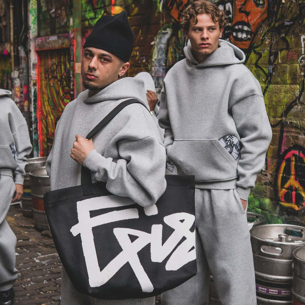 CD Print Hoodie and Joggers Set