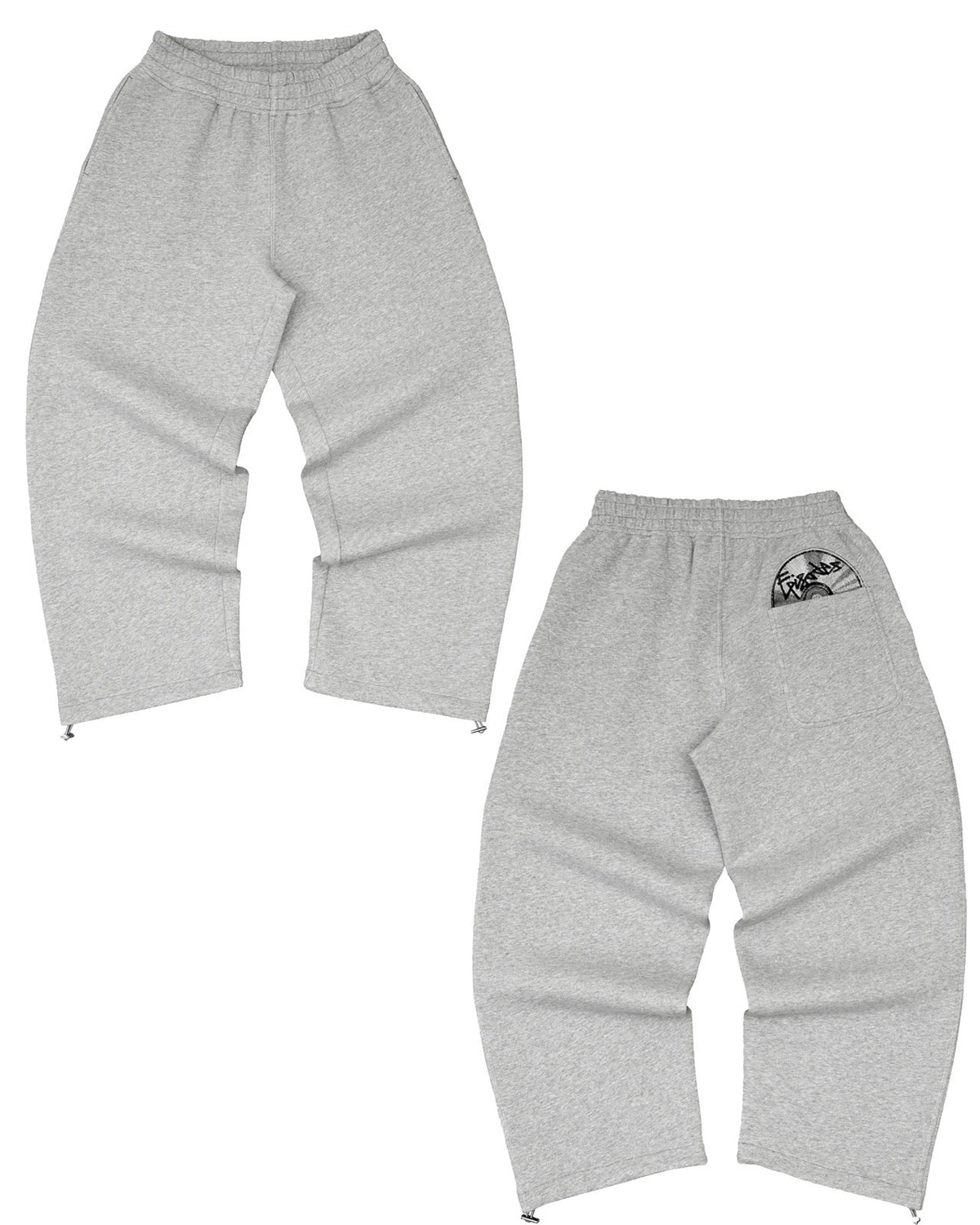 CD Print Hoodie and Joggers Set