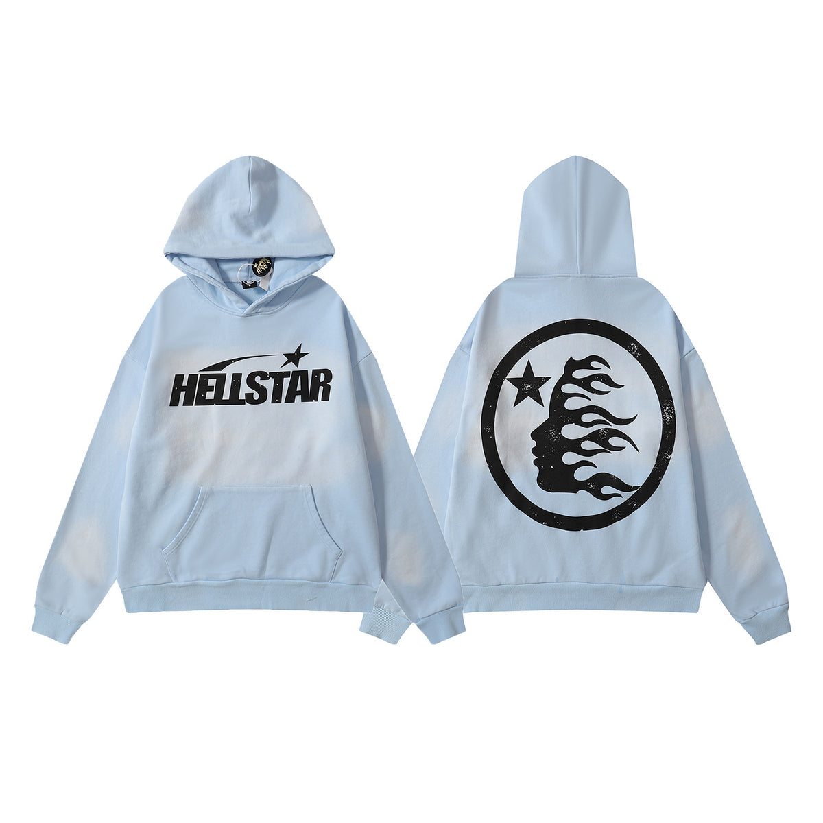 Retro Cotton Hoodie and Sweatpants Set