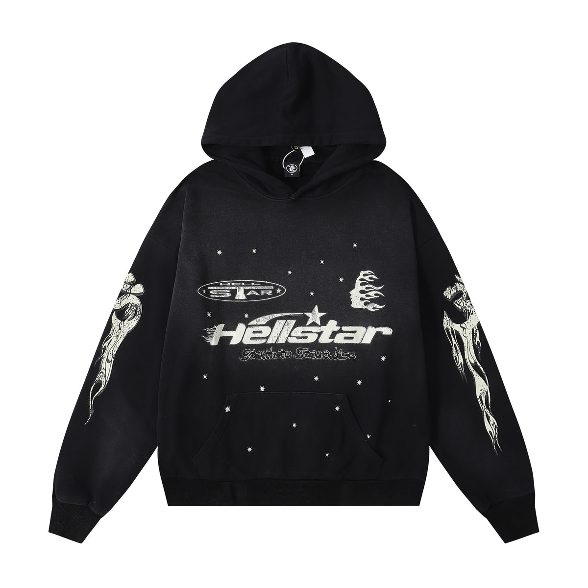 Retro Cotton Hoodie and Sweatpants Set